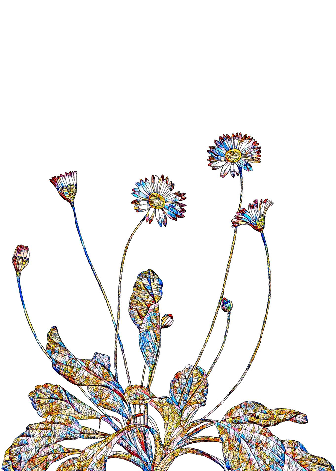 Stained Glass Botanical