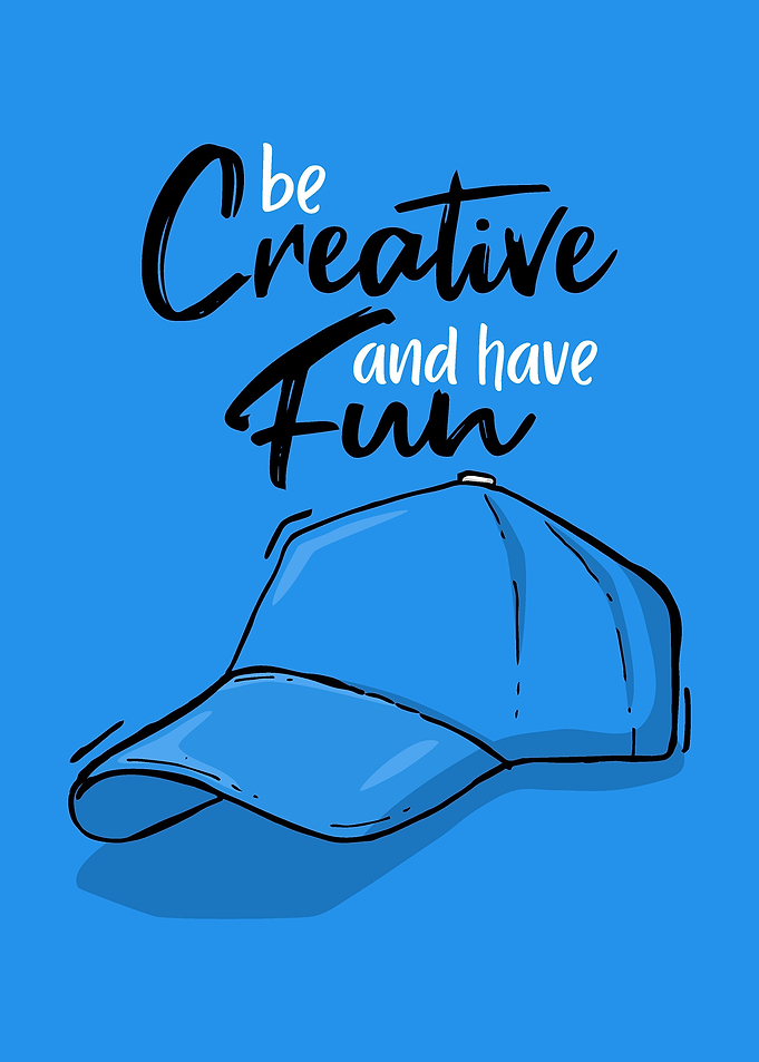 Hat with slogan