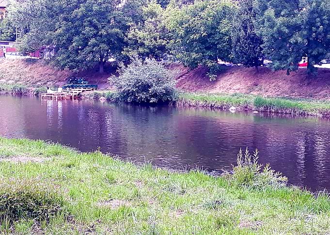 Vibrant river