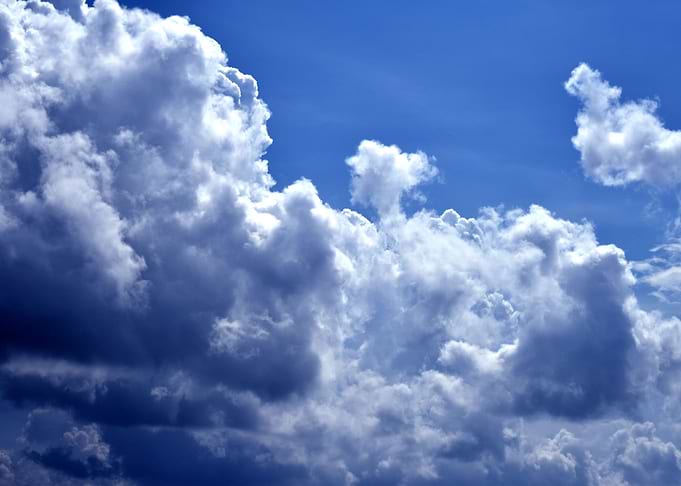 The sky