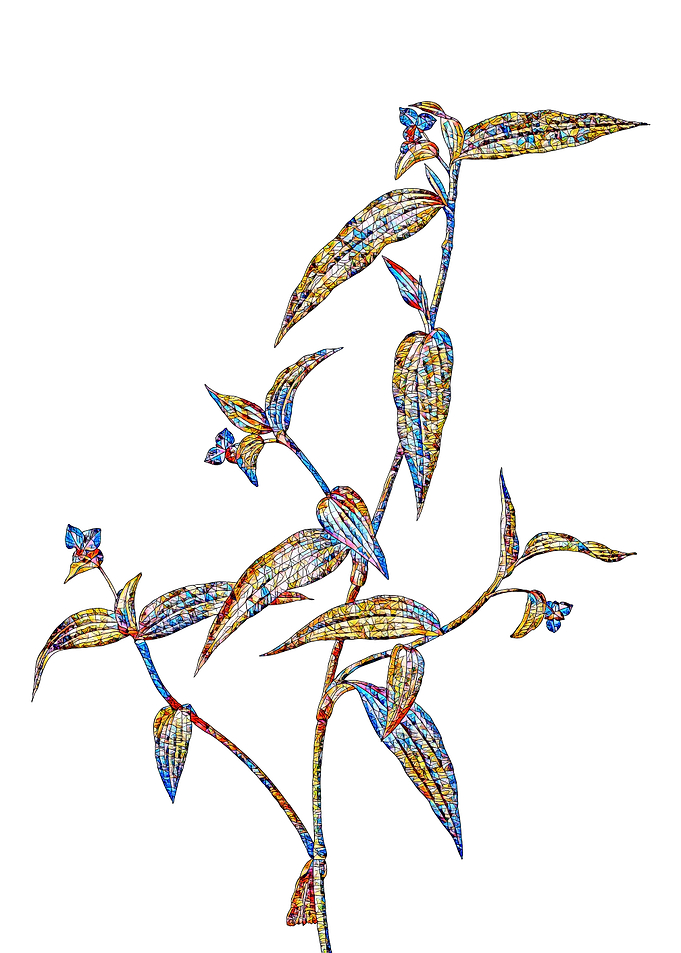 Prismatic Mosaic Floral