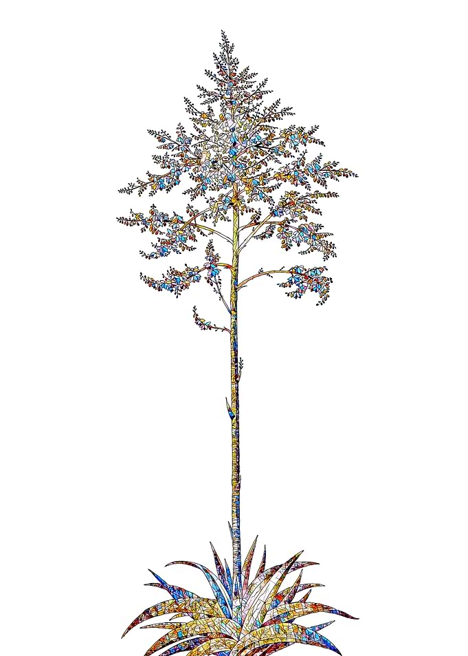 Stained Glass Botanical