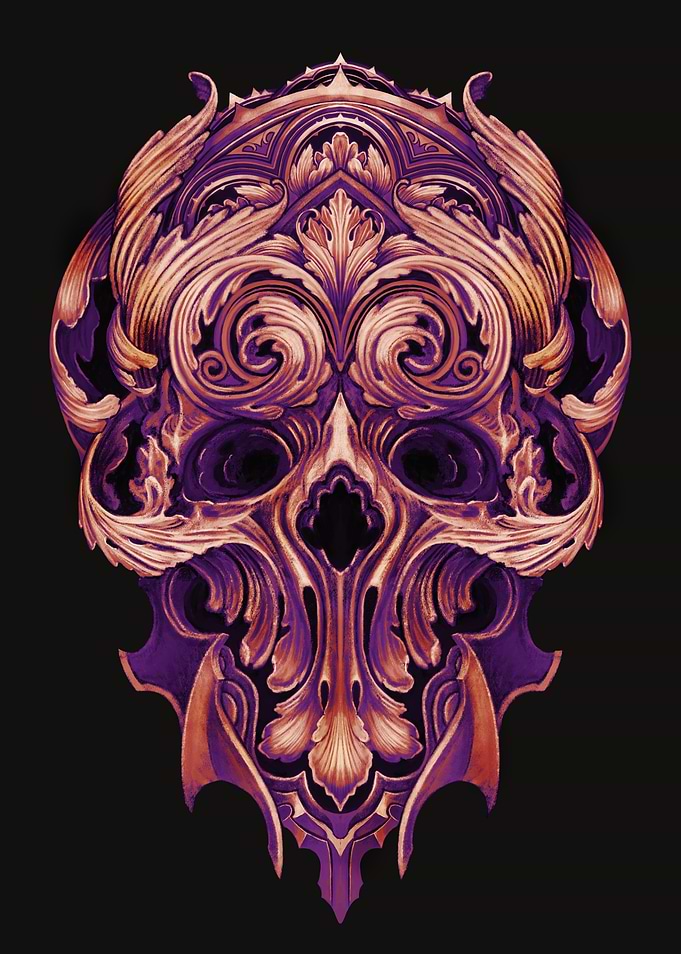 Skull Ornate