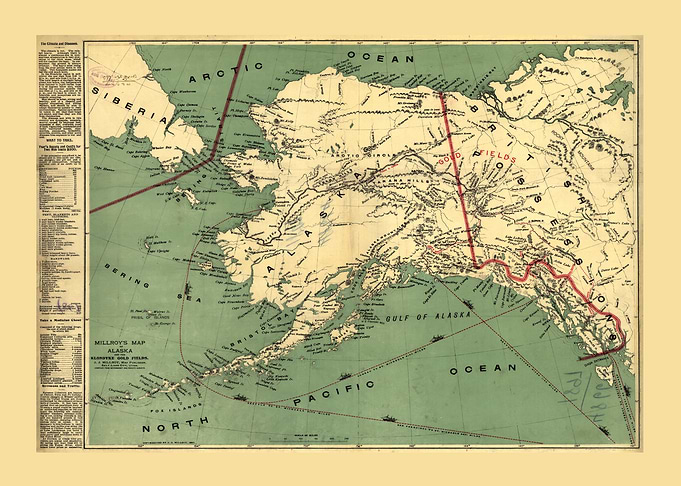 Map of Alaska 1897