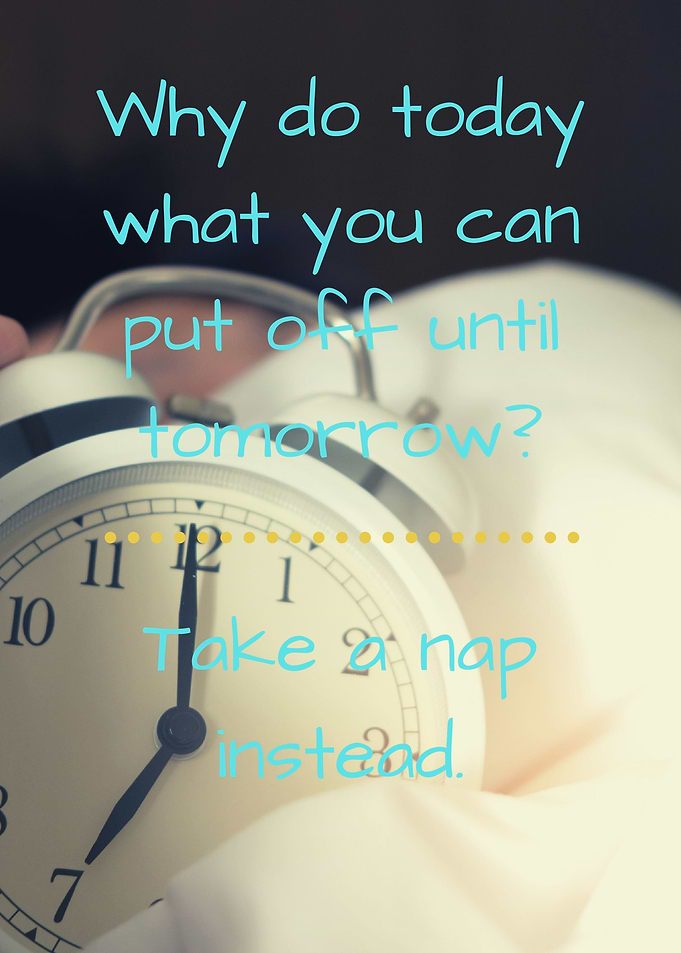 It can wait