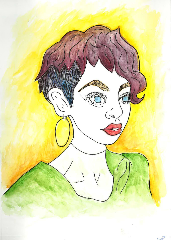 The girl