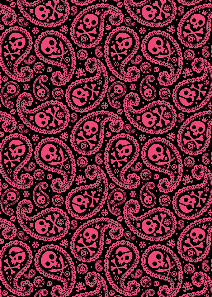 Scary Skull Pattern 03