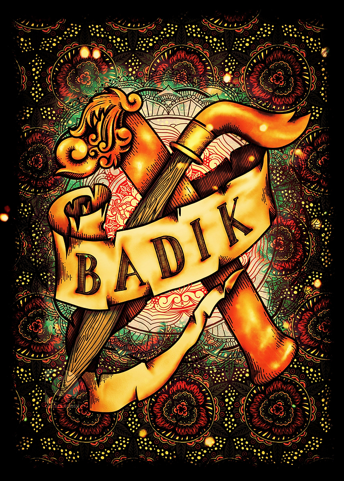 Badik Yellow Aura