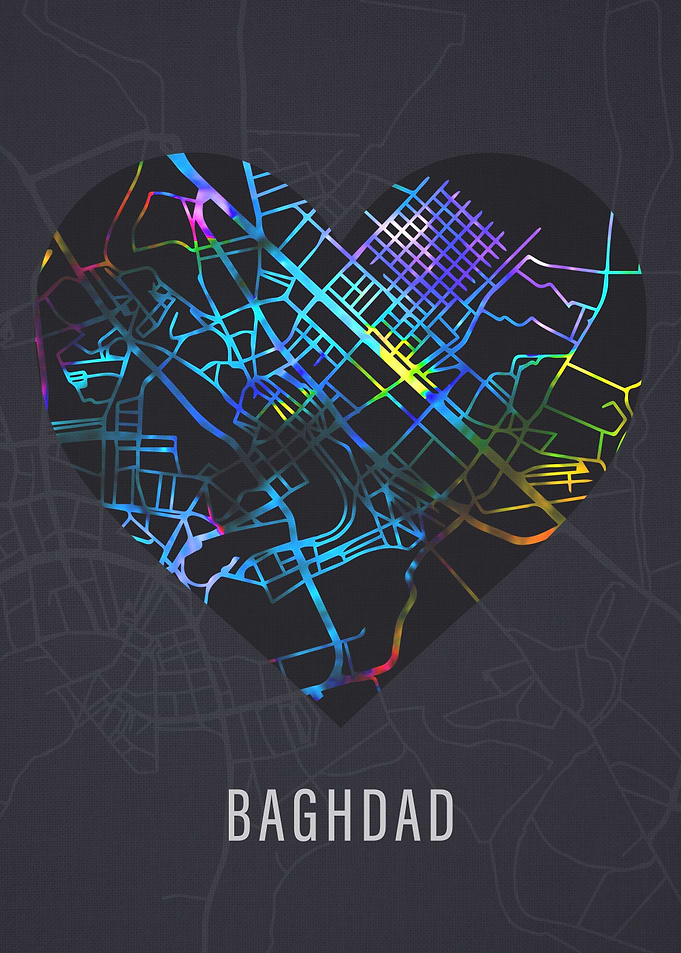 Baghdad Iraq City Heart