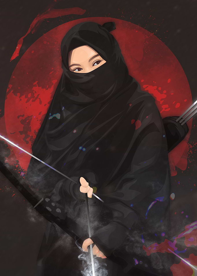 Japan Style Hijab Archer