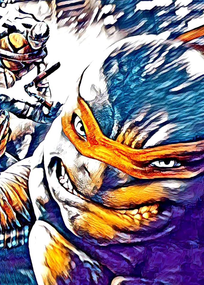 Colorful Ninja Turtle