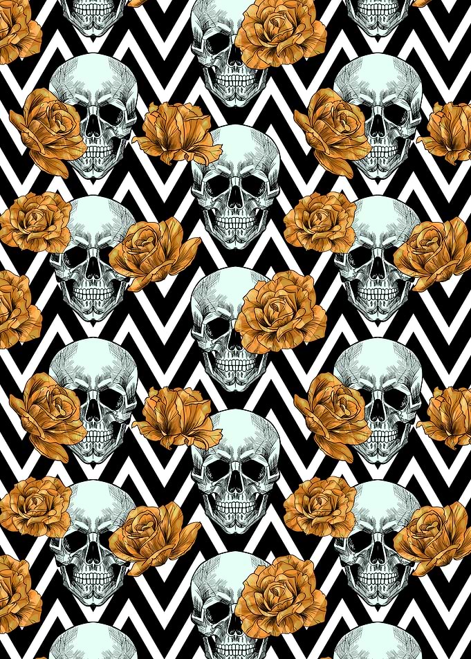 Scary Skull Pattern 27