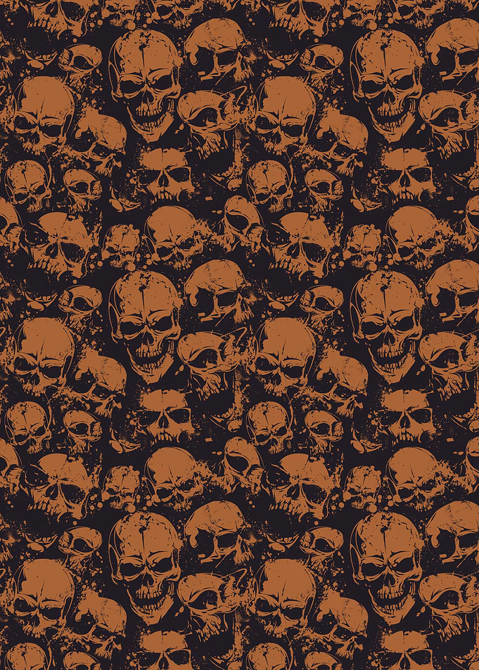 Scary Skull Pattern 22