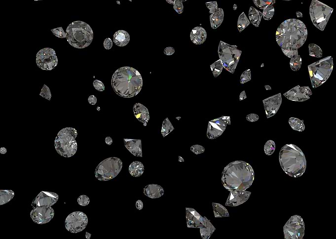 Diamonds Frozen in Time