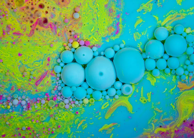 Bubbles Art Bananas