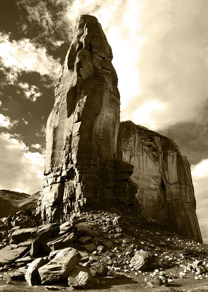 Monument Valley Outcrop