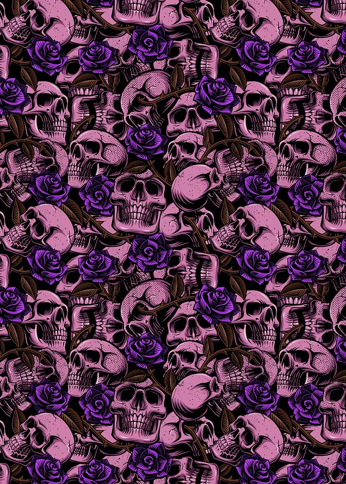 Scary Skull Pattern 28
