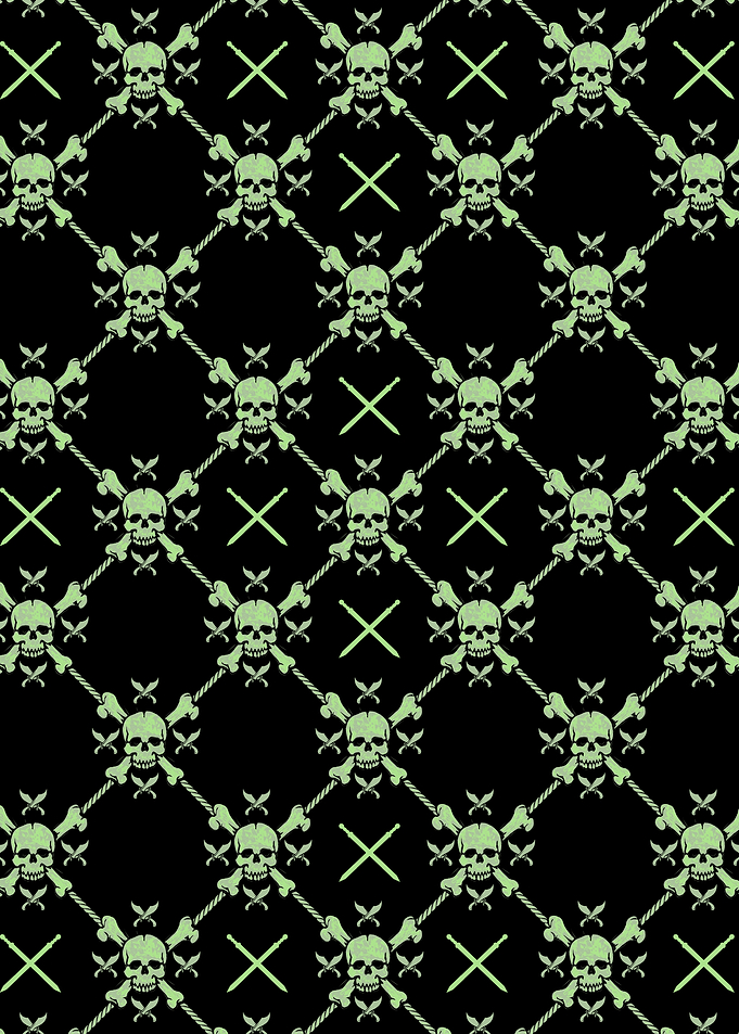 Scary Skull Pattern 18