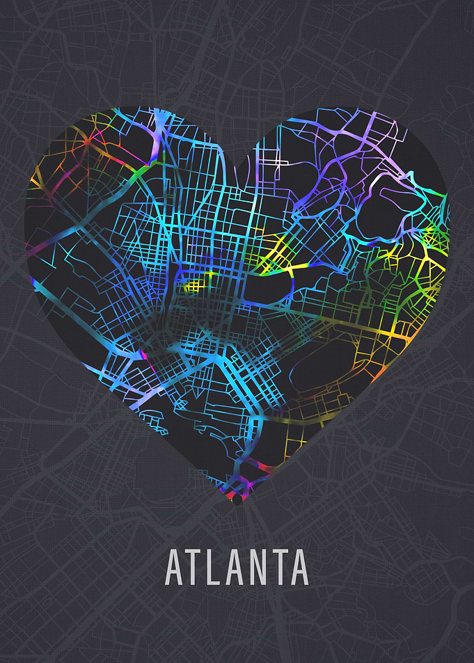 Atlanta Georgia City Heart