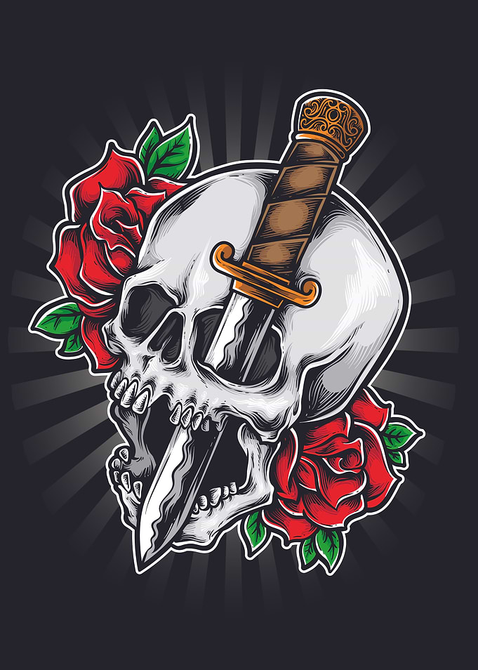 Skull dagger