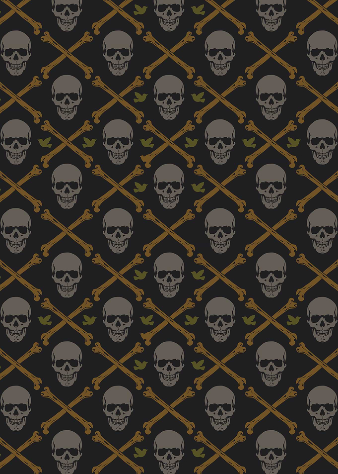 Scary Skull Pattern 11