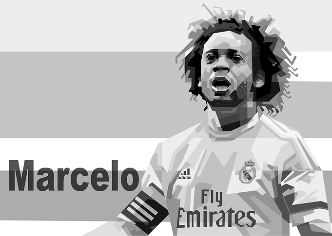 Marcelo style black white