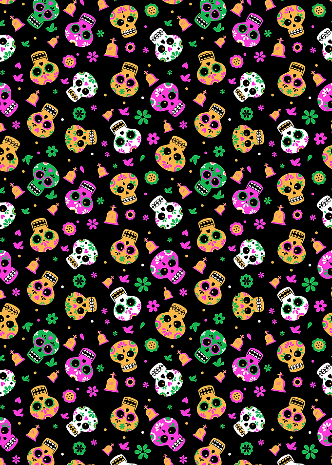 Scary Skull Pattern 19
