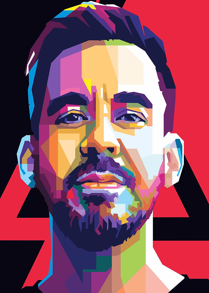 Mike Shinoda Pop Art