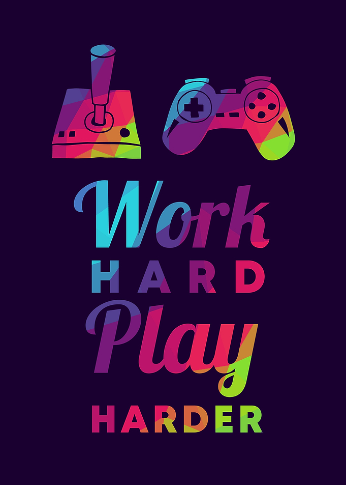 Gaming Work Hard 15