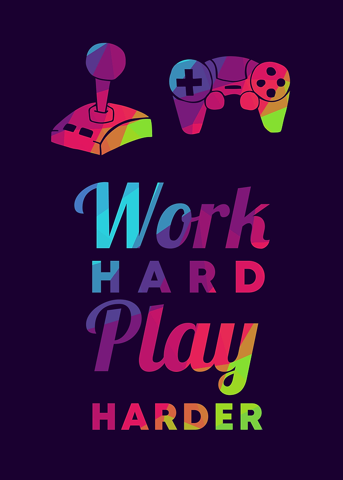 Gaming Work Hard 5