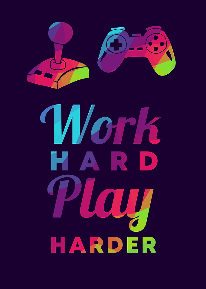 Gaming Work Hard 1