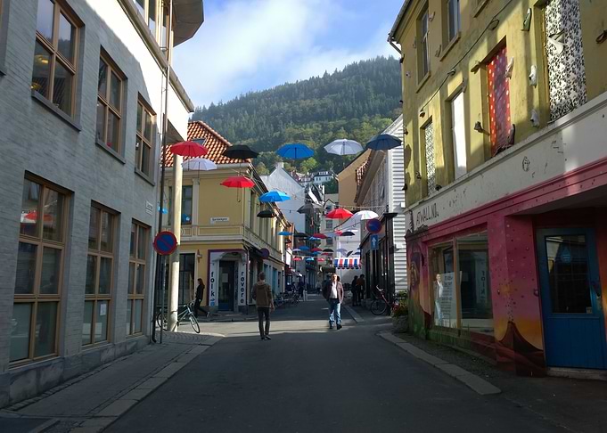Umbrella Street Bergen