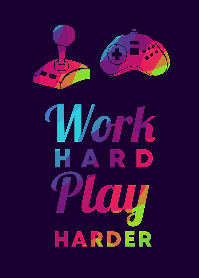 Gaming Work Hard 17