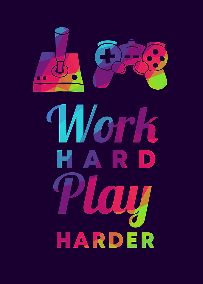 Gaming Work Hard 3