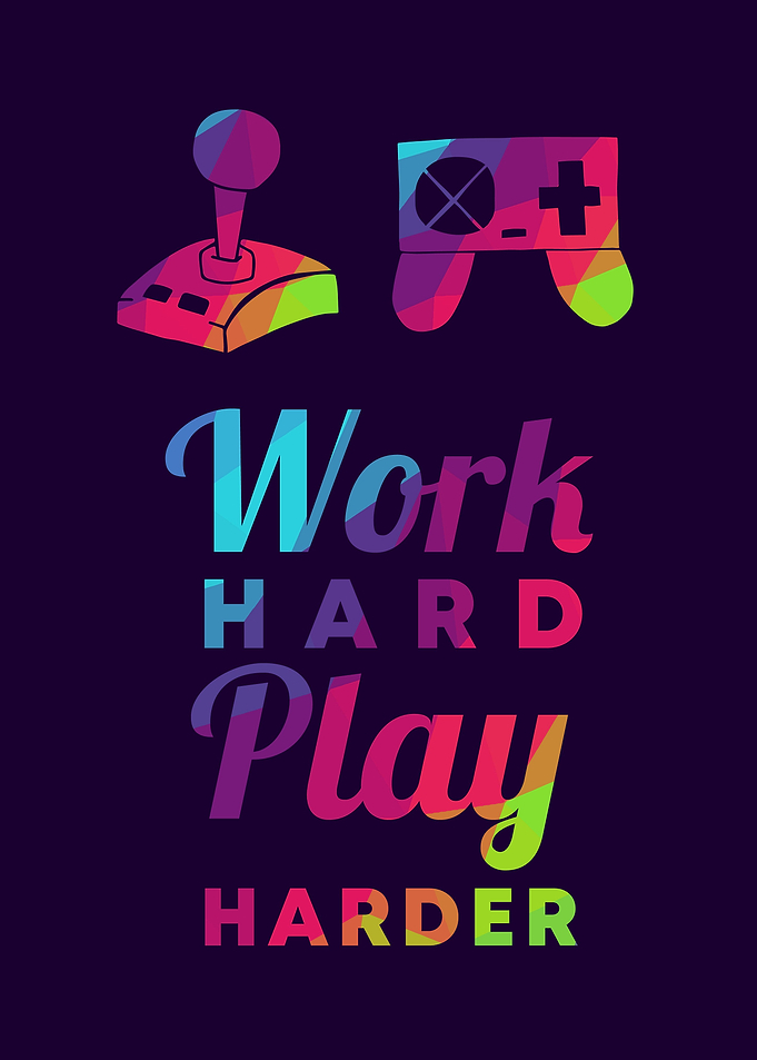 Gaming Work Hard 12