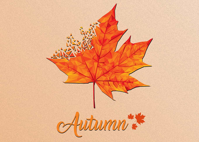 Maple Leaf geometric Art