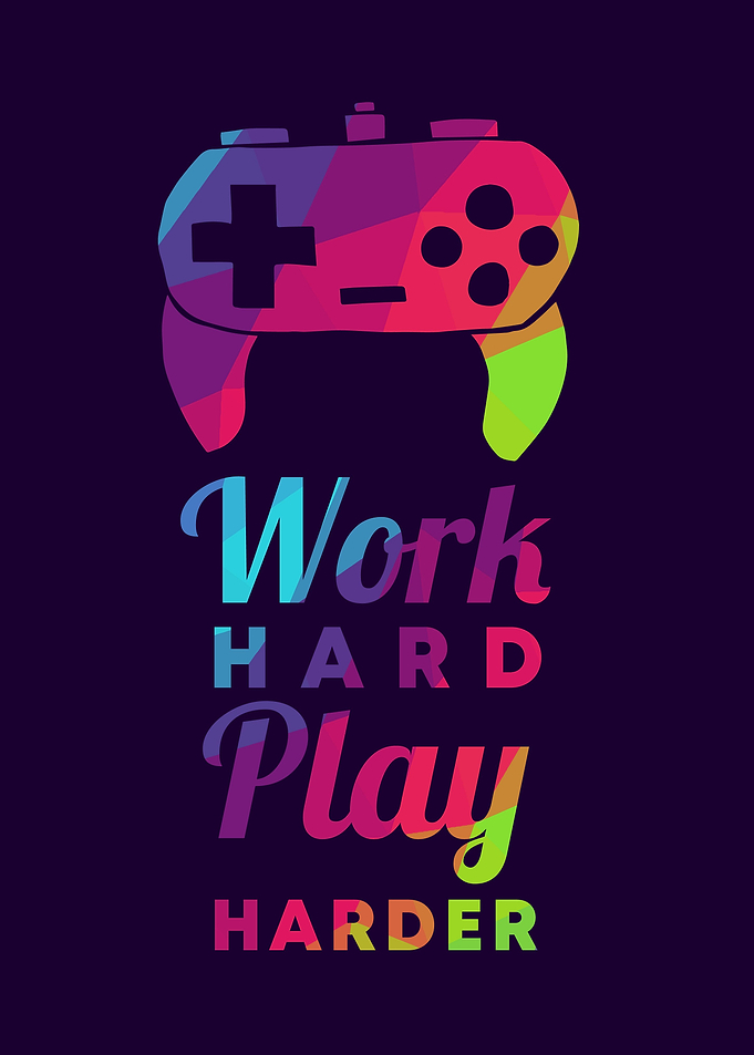 Gaming Work Hard 18
