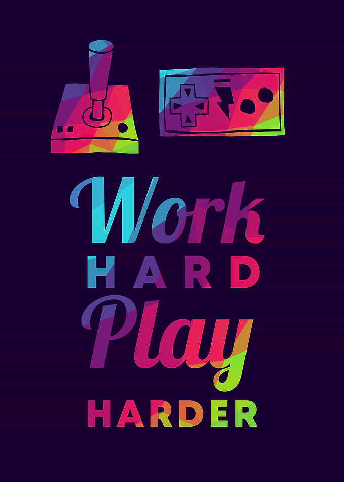 Gaming Work Hard 14
