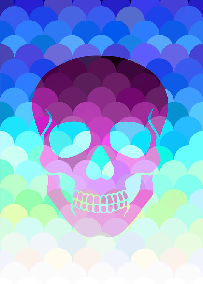 Purple Skull