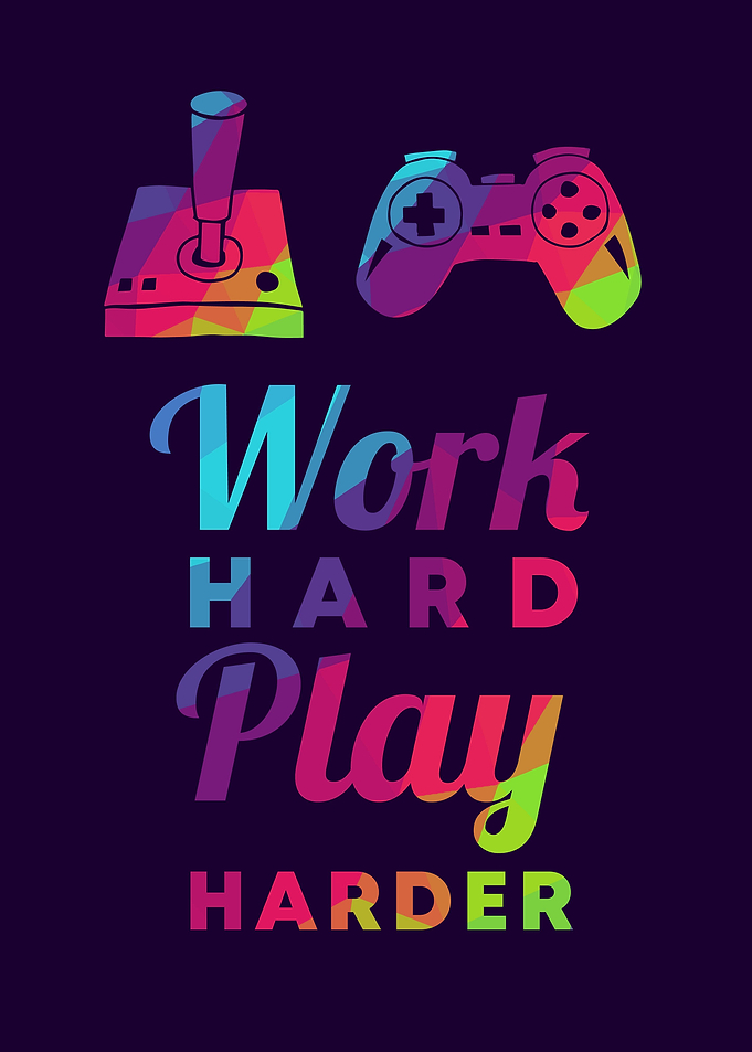 Gaming Work Hard 13