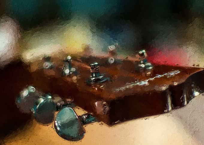 Guitar headstock