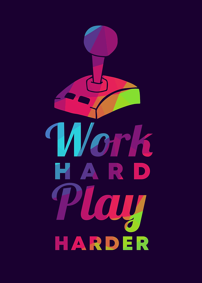 Gaming Work Hard 27