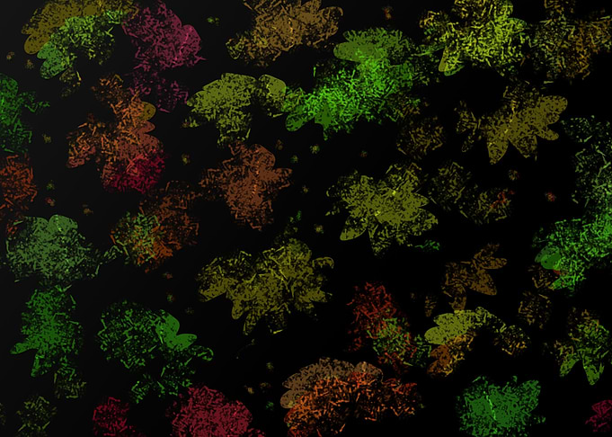 Abstract Leaf Pattern