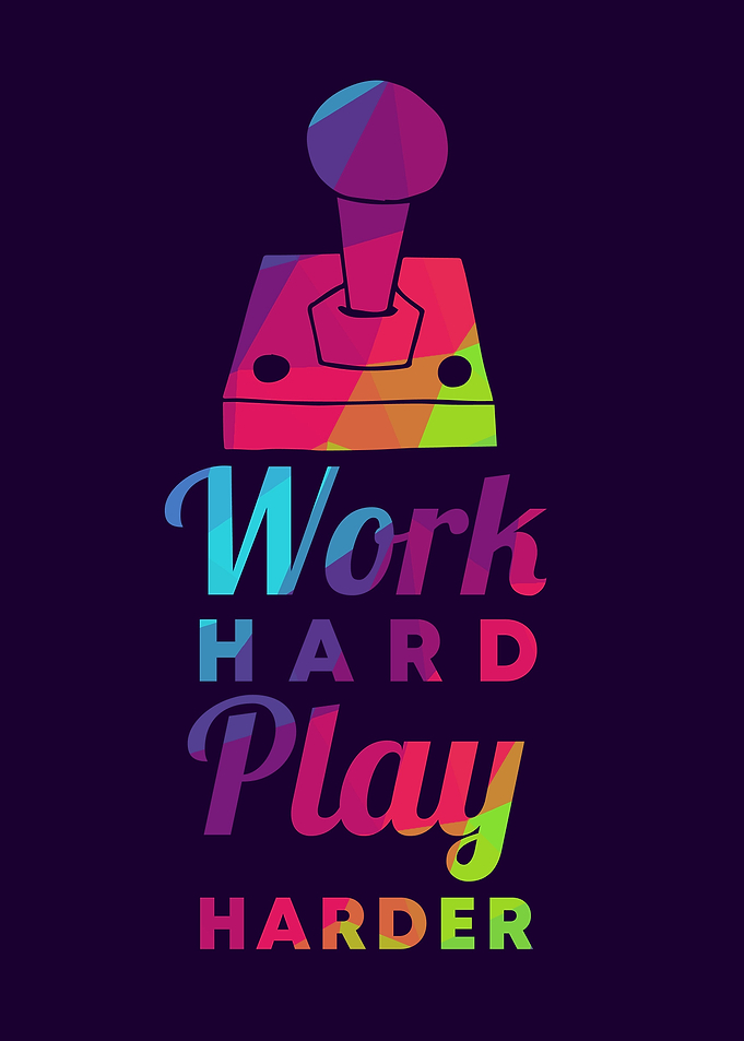Gaming Work Hard 24