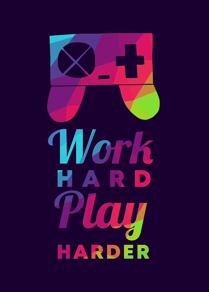 Gaming Work Hard 21