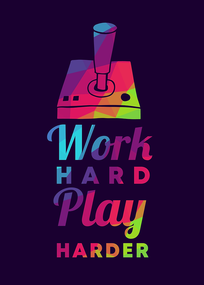 Gaming Work Hard 28