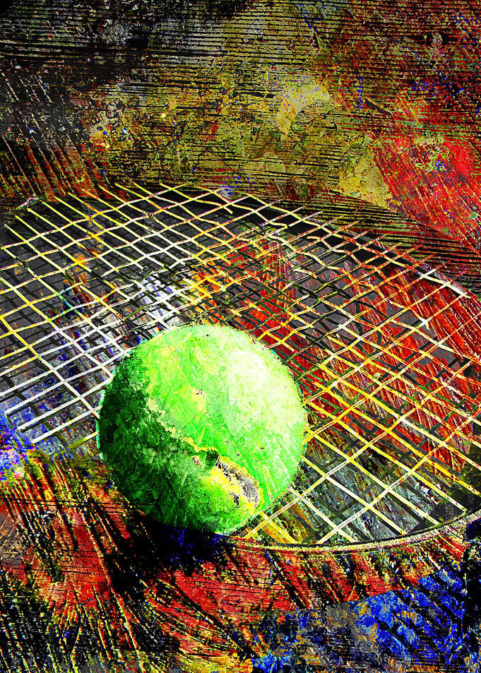 Tennis art print work 9
