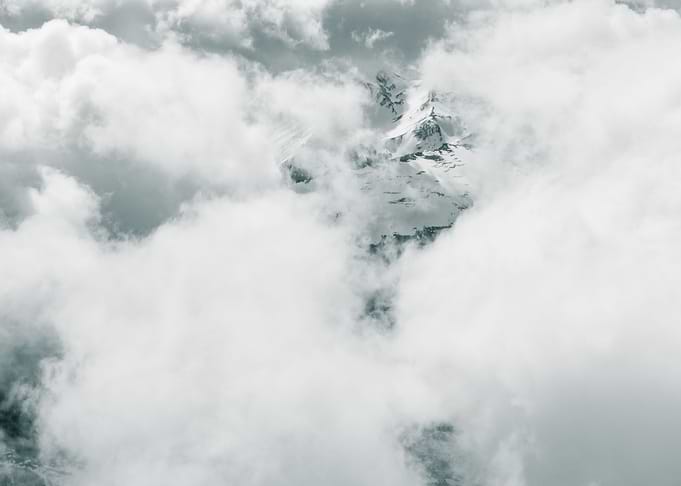 cloudy mountains