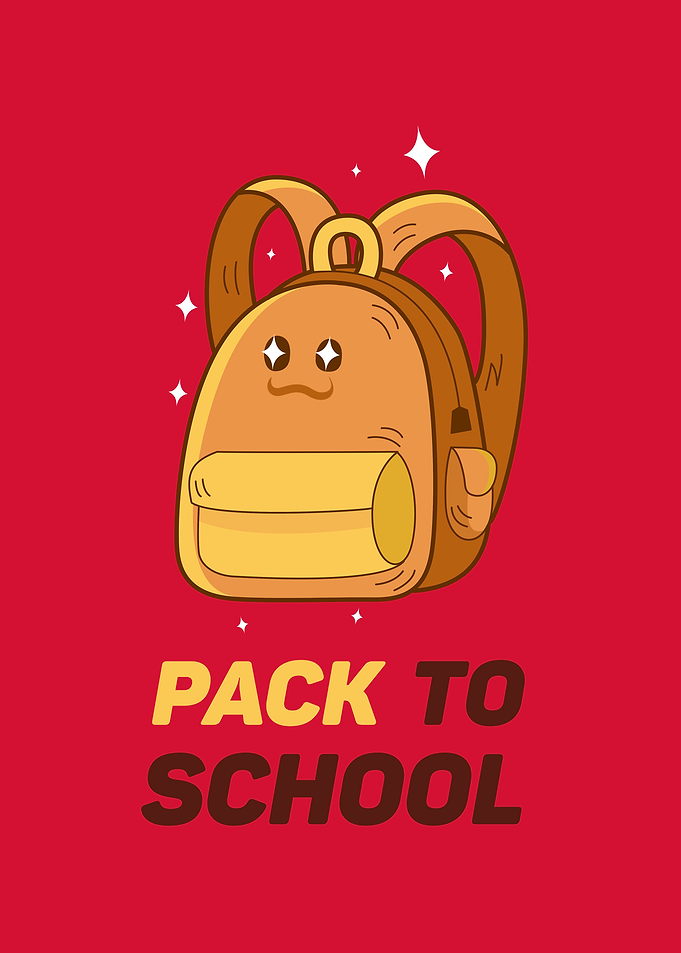 Pack to school Back to