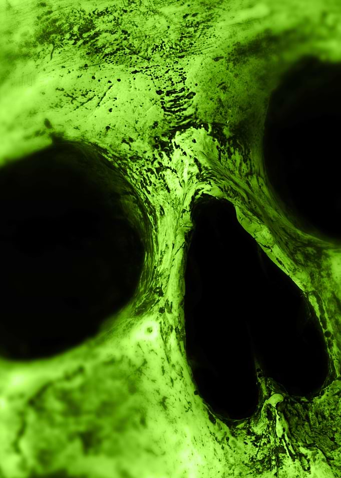Neon Skull GREEN
